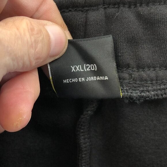 NWT Athletic Works Mens Activewear Pants XXL Black Fleece Straight Sweatpants - Picture 9 of 14